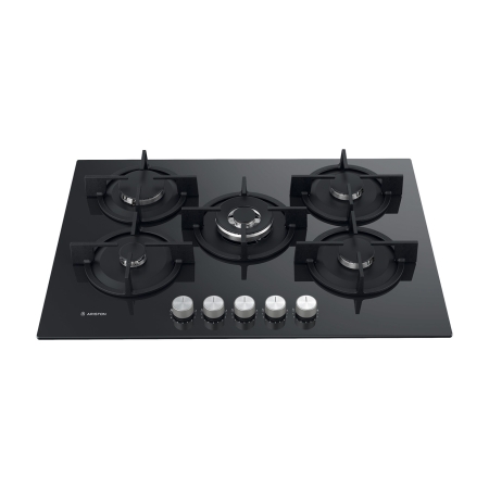 TABLE DE CUISSON ARISTON EN VERRE 5 FEUX 75CM (AGS 72S/BK HOB AI)