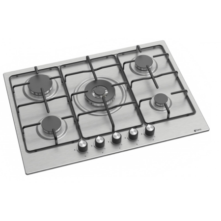 TABLE DE CUISSON FRANCO 5 FEUX 70 CM INOX (70351-IF)