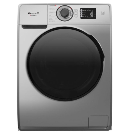 LAVE LINGE FRONTALE BRANDT 10.5 KG SILVER (BAM102QVSL)