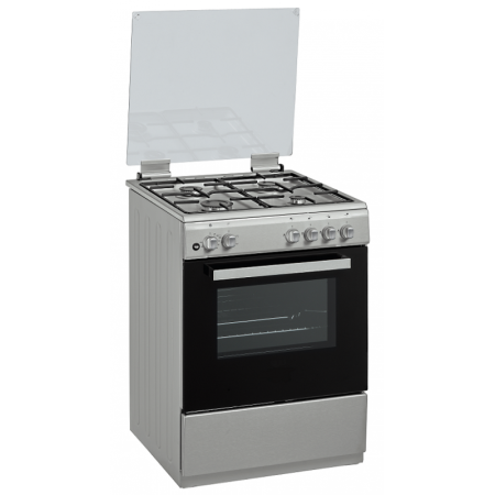 CUISINIÈRE KLASS 4 FEUX 50*60CM INOX (TG5640-I)