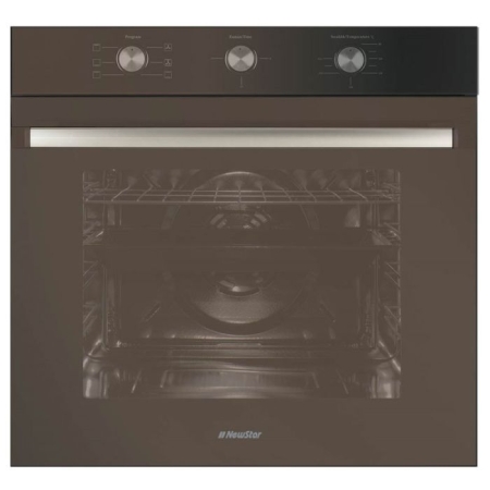 FOUR ENCASTRABLE NEWSTAR VENTILÉ 76 LITRES NOIR MIROIR (FOU614MM)