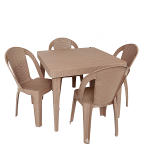 PACK STOKHOLM SOTUFAB TABLE AVEC 4 CHAISES CAPRI