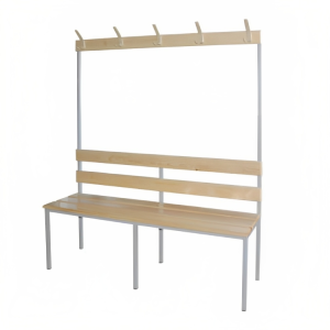 BANC VESTIAIRE AVEC PORTE MANTEAUX SOTUFAB (EM07)