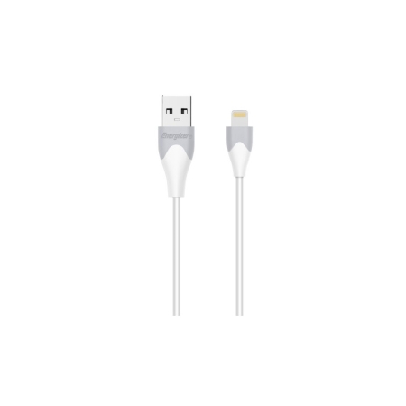 CÂBLE BICOLORE USB 2.0 VERS LIGHTNING 1.2M ENERGIZER BLANC (C61LIGWH4)