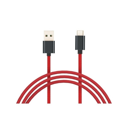 CÂBLE MI BRAIDED USB TYPE-C 100 CM ROUGE