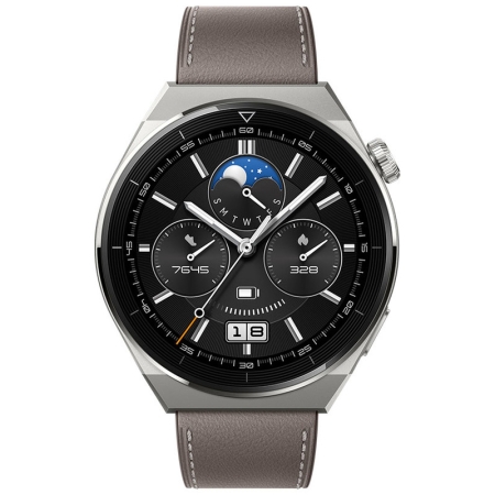 MONTRE CONNECTÉE HUAWEI WATCH GT 3 PRO 46,6 MM CUIR (ODN-B19L)