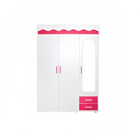 PENDERIE 3 PORTES ALICE SOTUFAB ROSE MAGENTA