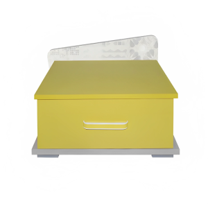 TABLE DE NUIT JUNIOR STONE SOTUFAB  JAUNE MOKA (CHE23JN/MK300)