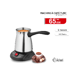 MACHINE À CAFÉ TURC KIWI INOX (KCM-7512)