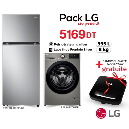 PACK ÉLECTROMENAGER LG EN PROMO