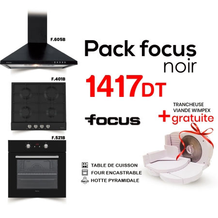 PACK ÉLECTROMENAGER FOCUS NOIR EN PROMO