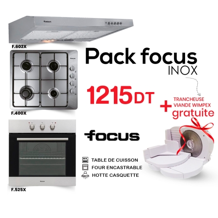 PACK ÉLECTROMENAGER FOCUS INOX EN PROMO