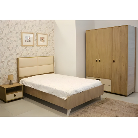 CHAMBRE JUNIOR DÉTENTE SOTUFAB 3 PORTES LIT 120X190CM DENVER / BEIGE (CHE32DV/BG000)