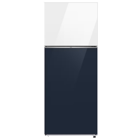 RÉFRIGÉRATEUR SAMSUNG 415 LITRES NOFROST BLANC & BLEU MARINE (RT42CB66448AEL)