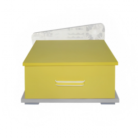 TABLE DE NUIT JUNIOR STONE SOTUFAB  JAUNE MOKA (CHE23JN/MK300)