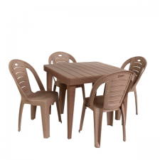 PACK STOKHOLM SOTUFAB TABLE AVEC 4 CHAISE NAPOLI( CHS102-)