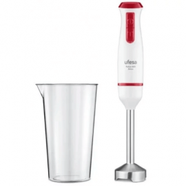 MIXEUR UFESA 0.6 LITRES 600W BLANC & ROUGE