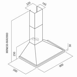 HOTTE PYRAMIDALE FOCUS (F.904B)