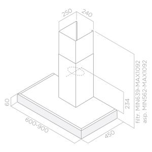 HOTTE DECORATIVE FOCUS (F.918X)